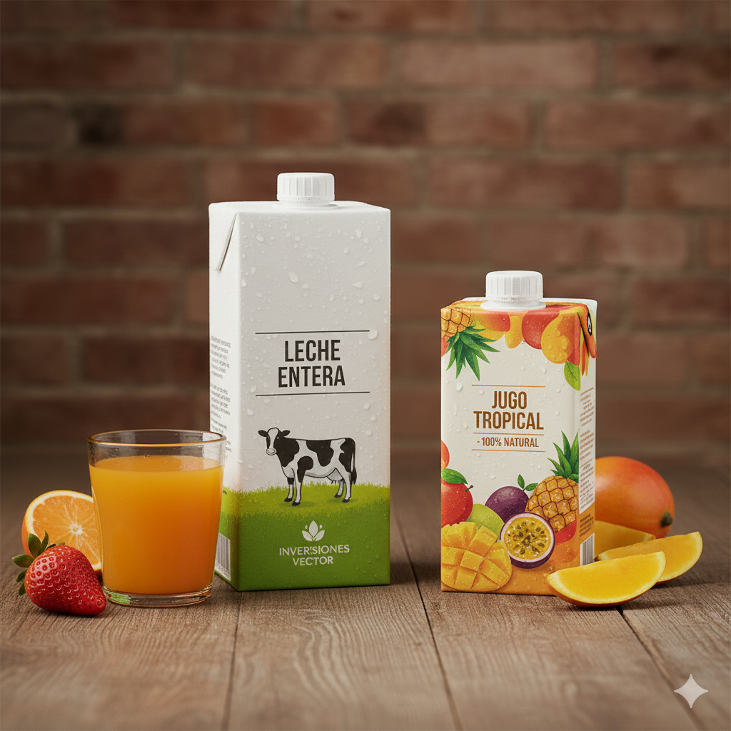 Tetra brik o carton aseptico